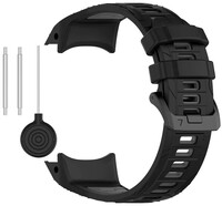 Szilikon óraszíj Ricardo 26mm (kompatibilis Garmin Instinct 3 50mm), Black, 305400