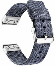 Nylon pánt Ricardo 26mm (pro Garmin Fenix 8/7X/6X (51mm), Tactix aj.), kék, QuickFit