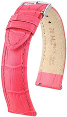Bőrszíj Hirsch Duke 01028123-2, narancssárga, borjú, Quick Release