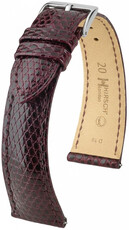 Bőr óraszíj Hirsch London L 04266060-2, piros, gyíkbőr, hossz L, Quick Release