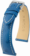 bőr óraszíj Hirsch Massai Ostrich L 04262084-2, lila, struccbőr, hossz L, Quick Release