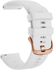 Szilikon óraszíj Ricardo Aprica 18mm, White, Quick Release