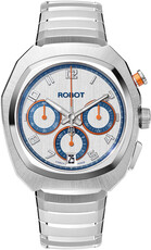 Robot Robotic One Silver 2501ST01 Automatic Chronograph (+ tartalék szíj)