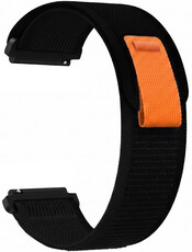 nylon óraszíj Ricardo Carezza 22mm, Black, Quick Release