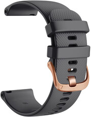 Szilikon óraszíj Ricardo Aprica 18mm, Black, Quick Release