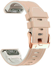 bőr óraszíj Ricardo Sansicario 20mm, Beige, QuickFit