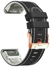 bőr óraszíj Ricardo Sansicario 20mm, Black, QuickFit