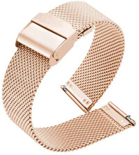 Acél karkötő Ricardo Novara, Rose Gold, milánói, Quick Release