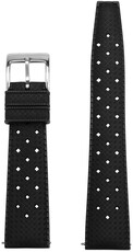 Gumiszíj Ricardo Terni premium 20mm, Black, Quick Release