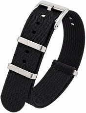 Textil pánt Ricardo Olbia premium, Black, NATO
