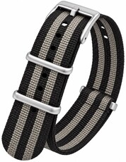 Textil pánt Ricardo Ravenna premium, Black/Gray, NATO