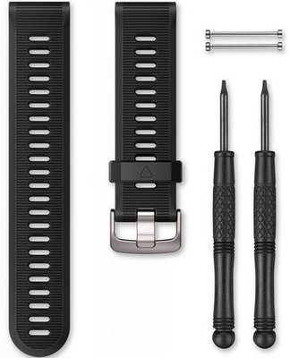 Műanyag pánt Garmin (pro Forerunner 935/945/955), fekete + csere tartozékok