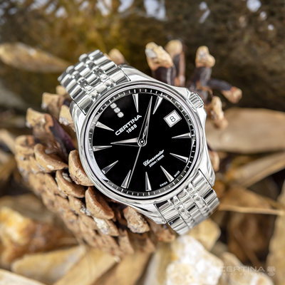 Certina DS Action Lady Quartz Precidrive COSC Chronometer Diamonds C032.051.11.056.00