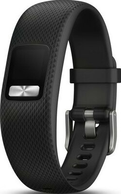 Szilikon óraszíj Garmin (kompatibilis Vívofit 4), fekete, méret S/M, 010-12640-11