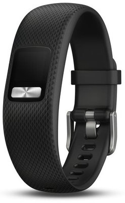 Szilikon óraszíj Garmin (kompatibilis Vívofit 4), fekete, méret L, 010-12640-13