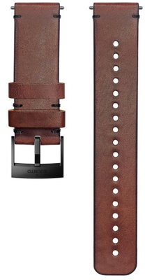 Bőr óraszíj Suunto 24mm (kompatibilis Suunto Spartan Sport, Spartan Sport Wrist HR/Baro, Suunto 9), barna