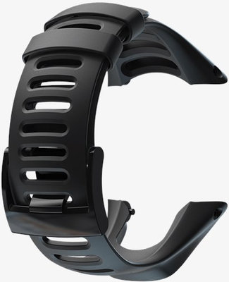 Szilikon óraszíj Suunto (kompatibilis Suunto Ambit 2, Ambit 3), fekete