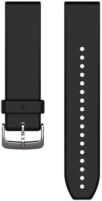 Szilikon óraszíj Garmin 22mm (kompatibilis Garmin Fenix 8/7/6 (47mm), Epix 2 stb.), fekete V4, QuickFit, 010-12500-00