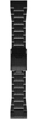 Titán óraszíj Garmin 26mm (kompatibilis Garmin Fenix 8/7X/6X (51mm), Tactix stb.), fekete V2, QuickFit, 010-12580-00