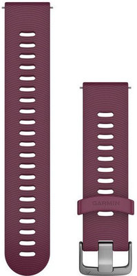 Szilikon óraszíj Garmin 20mm (kompatibilis Venu, Venu Sq, Venu 2 Plus stb.), lila, Quick Release, 010-11251-1W