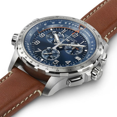 Hamilton Khaki Aviation Pilot X-Wind Quartz Chronograph GMT H77922541