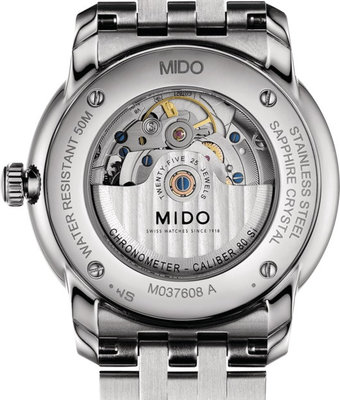 Mido Baroncelli II Jubilée Automatic COSC Chronometer M037.608.11.012.00