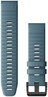 Szilikon óraszíj Garmin 22mm (kompatibilis Garmin Fenix 8/7/6 (47mm), Epix 2 stb.), kék V5, QuickFit, 010-12863-03