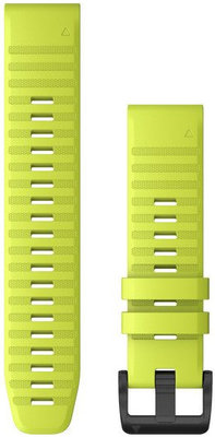Szilikon pánt Garmin 22mm (pro Garmin Fenix 8/7/6 (47mm), Epix 2 aj.), sárga, QuickFit