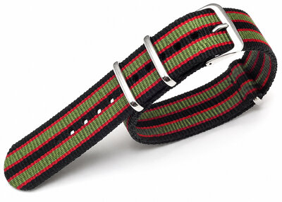 Nylon óraszíj Ricardo Kronplatz, színes V3, NATO