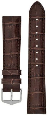 Barna bőr szíj Hirsch Duke L 01028010-2 (Borjú)