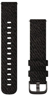 Nylon pánt Garmin 20mm (pro Venu, Venu Sq, Venu 2 plus aj.), fekete V1, Quick Release