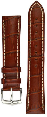 Barna bőr szíj Hirsch Modena L 10302870-2 (Borjú)