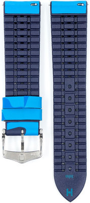 Kaucsuk szíj Hirsch John L 0928088080-2, terepszínű, természetes kaucsuk, hossz L, Quick Release