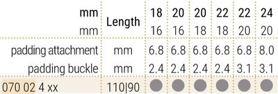 Bőr szíj Hirsch Navigator 07002410-2, barna, borjúbőr, hossz L