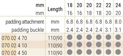 Bőr szíj Hirsch Navigator 07002450-2, fekete, borjúbőr, hossz L