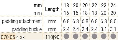 bőr óraszíj Hirsch Navigator 07005450-0, fekete, cápabőr, hossz L, Quick Release
