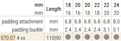 bőr óraszíj Hirsch Navigator 07007417-2, barna, aligátorbőr, hossz L