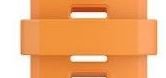 Szilikon pánt Garmin (pro QuickFit 26), orange, 4ks