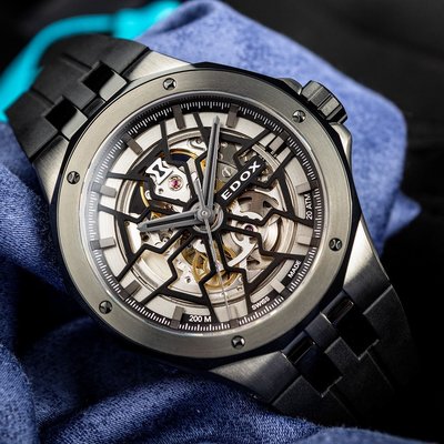 Edox Delfin Mecano Automatic 85303 357GN NGN