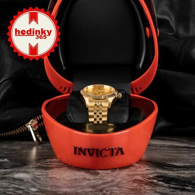 Invicta sisak alakú doboz - piros (IPM277)