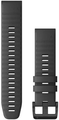 Szilikon óraszíj Garmin 22mm (kompatibilis Garmin Fenix 8/7/6 (47mm), Epix 2 stb.), szürke V1, QuickFit, 010-12863-22