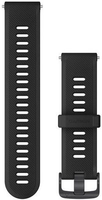 Szilikon óraszíj Garmin 22mm (kompatibilis Forerunner 745), fekete, 010-11251-9B