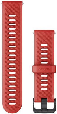 Szilikon óraszíj Garmin (kompatibilis Forerunner 745), piros, 010-11251-9C