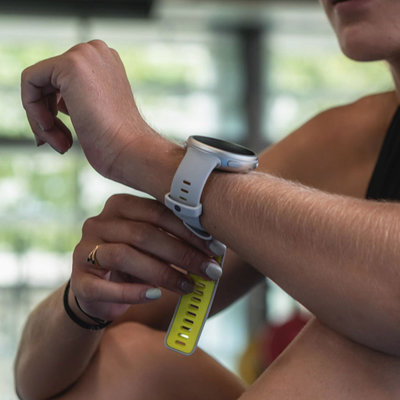 Polar Vantage V2 Silver & Grey/Lime, méret M/L