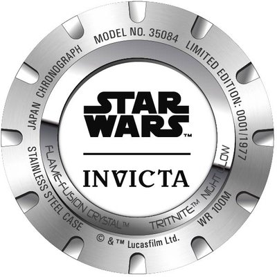 Invicta Star Wars Quartz 50mm Chronograph 35084 R2-D2 Limited Edition 1977pcs
