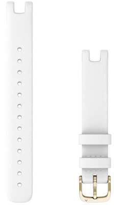 Bőr óraszíj Garmin 14mm (kompatibilis Lily), fehér V1, 010-13068-A3