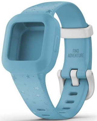 Műanyag óraszíj Garmin (kompatibilis Vívofit junior 3), kék, 010-12469-42