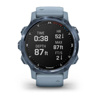 Garmin Descent Mk2S Sapphire, Blue / Sea Foam Band