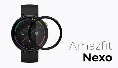 Védő 3D üveg Mosh Tempered Glass Protector 0.3mm pro Amazfit Nexo