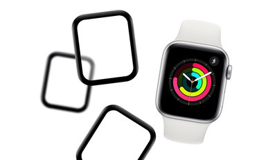 Védő 3D üveg Mosh Tempered Glass Protector 0.5mm pro Apple Watch Series 4/5/6/SE 40mm